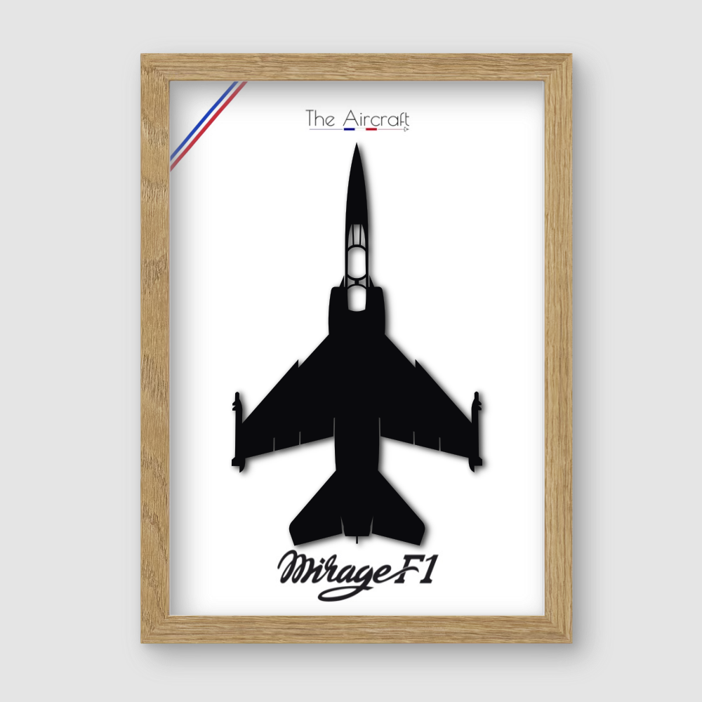 Cadre Décoratif Dassault Mirage F1 1 Cadre décoratif Mirage F1